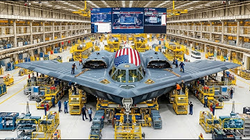 Inside US Secret B‑2 Spirit Jet Factory - How the $2 Billion Stealth Bomber Is Made (Full Process)