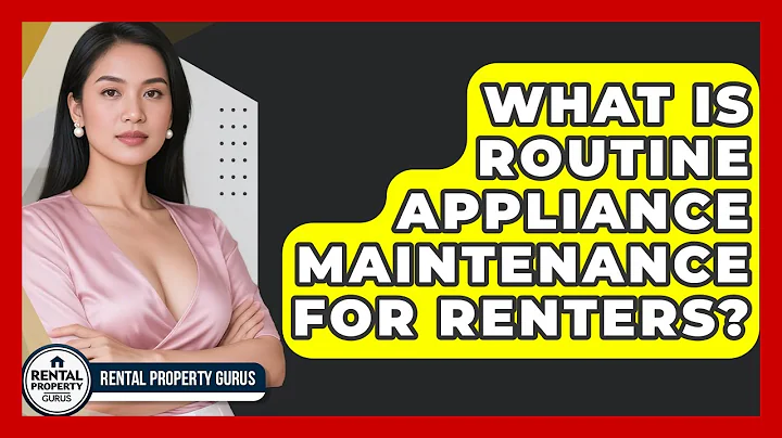 What Is Routine Appliance Maintenance For Renters? - Rental Property Gurus