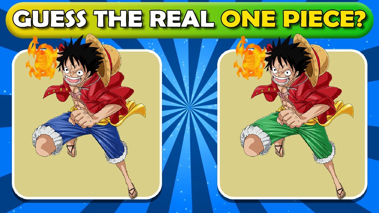 Guess the Real ONE PIECE Characters ONE PIECE Quiz YouTube