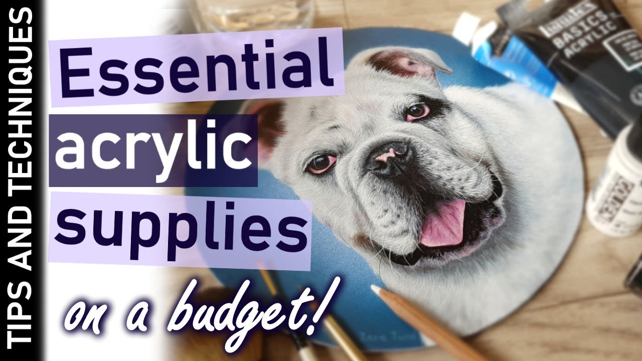 Artist's Supplies for Painting in Acrylics: An Explanation of the  Essentials — Art is Fun