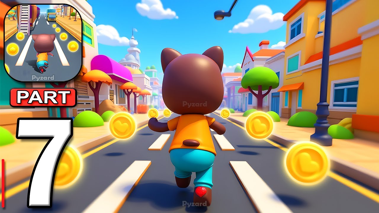 Cat Runner: Decorate Home - Gameplay Walkthrough Part 7 - Cat Subway Runner Dash (Android, iOS)