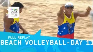 Beach Volleyball - Day 11 Semi-Finals Men | Full Replay | Nanjing 2014 Youth Olympics