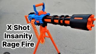 Review del x shot insanity rage fire (armado y demostración de tiro)