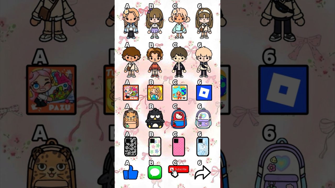 Which look is your favourite 💞🫰