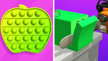 Pop Us vs ASMR Slicing - Relaxing Gameplay Video