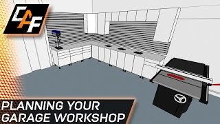 Creating a garage workshop for woodworking, car audio, or car modification can be a daunting task. If you have a good plan though 