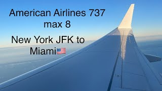 TRIP REPORT- American Airlines- Boeing 737 max 8- New York to Miami- Economy