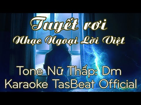 Karaoke Tuyết Rơi - Tone Nữ Thấp | TAS BEAT