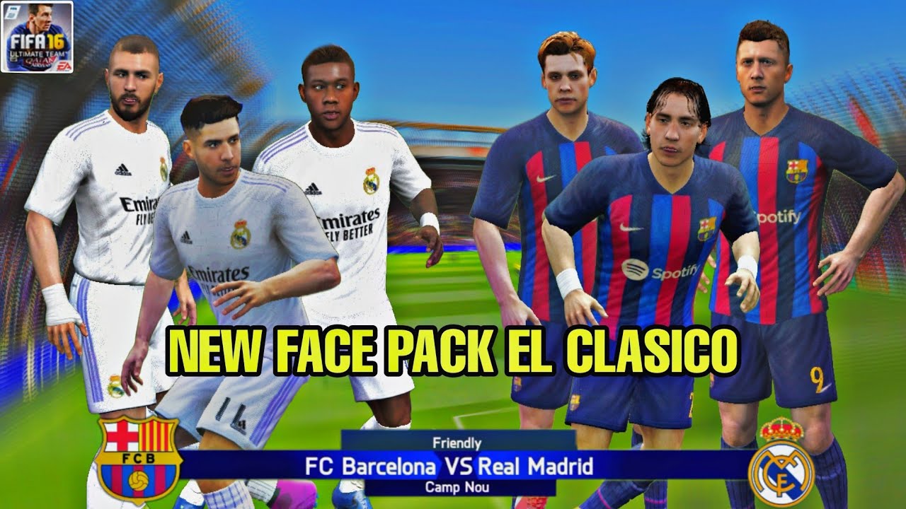 BARU!! FIFA PACK FACE EL CLASICO, ASENSIO & DE JONG FACE