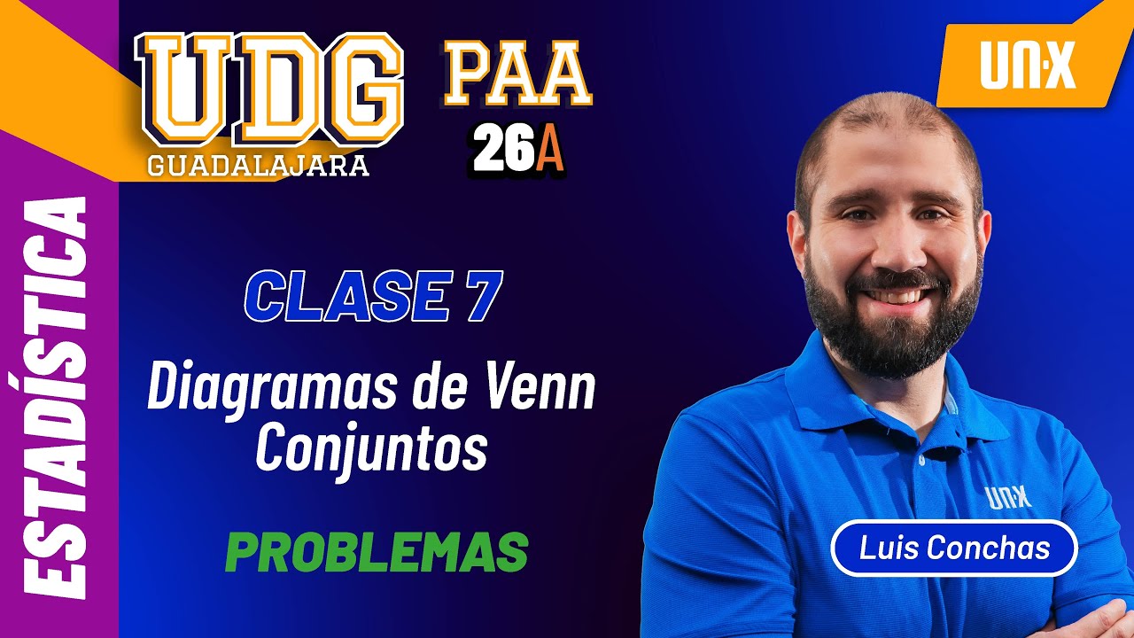 PAA - Clase 7 Diagramas de Venn (conjuntos) - UDG // ITESM // ITESO // UDEM