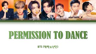 BTS- Permission To Dance (Color Coded Çeviri) || ENG/TR