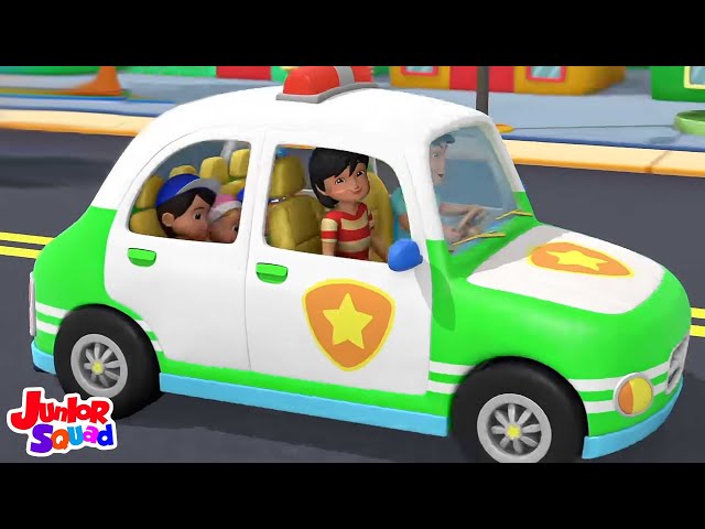 Roda di mobil polisi lagu + lebih lanjut sajak anak-anak untuk anak-anak class=