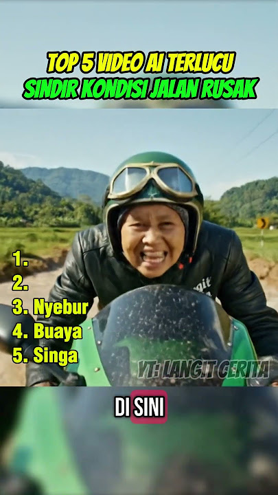 Top 5 Video AI Sindir Kondisi Jalan Rusak (Part 2)