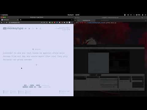 monkeytype.com automatic using pyautogui and tesseract