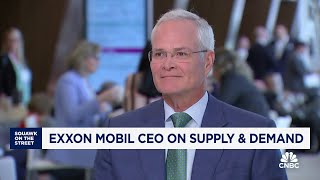 Exxon CEO: Demand for petroleum still 'very healthy' despite global economic challenges