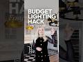 Lighting hack to instantly elevate your space. |  Builder Basic to Designer Look Budget Upgrade