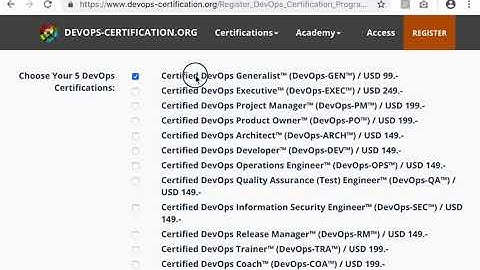 The Best Discount for Your 5 Official DevOps Certifications! (https://www.devops-certification.org)