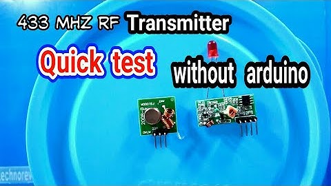 433 mhz RF module quick test |without arduino