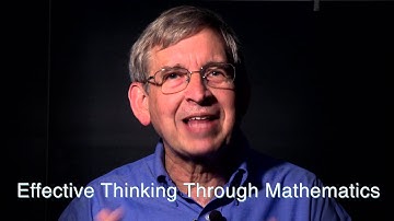 UTAustinX: Effective Mathematical Thinking Through Mathematics: UT.9.01x About Video