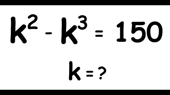 GERMANY OLYMPIADS || How to Solve for k? || k = ? #maths
