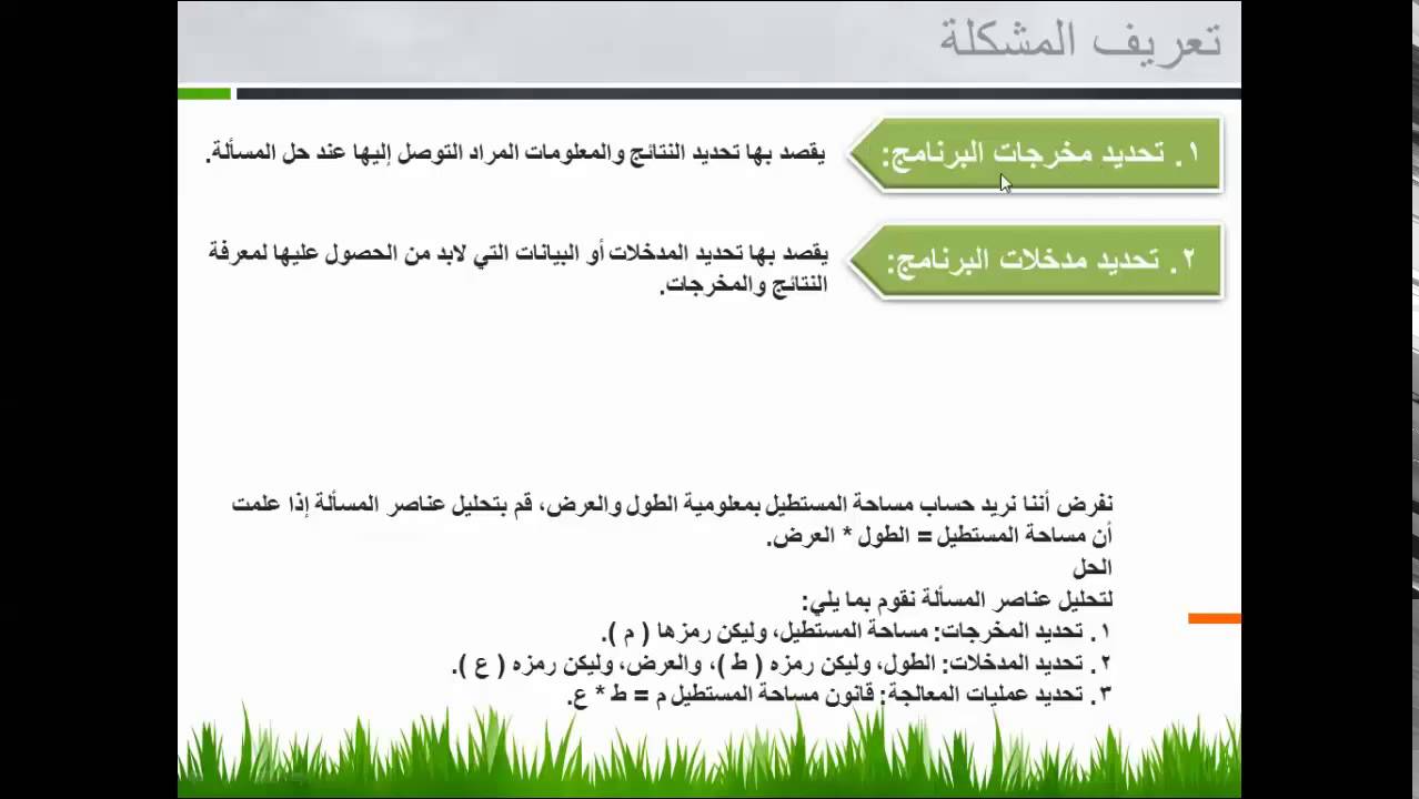 تقنية المعلومات   درس 15   القسم العلمي   الفصل الرابع    خطوات حل المسألة