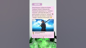 Yoshi-P Admits FFXIV