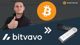 Bitcoin verzenden van Bitvavo naar een Ledger hardware wallet