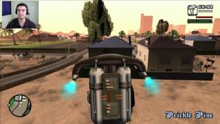 GTA San Andreas - INVADINDO O TREM DE MOCHILA A JATO - #41 