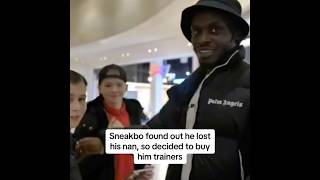 Sneakbo buys shoes for a fan who recently lost his nan