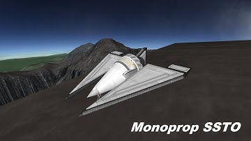 Monopropellant SSTO - Orbiting with the "Puff" engine - Kerbal Space Program