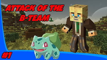 "Pokemon in Minecraft" Minecraft Attack of the B-Team Ep1