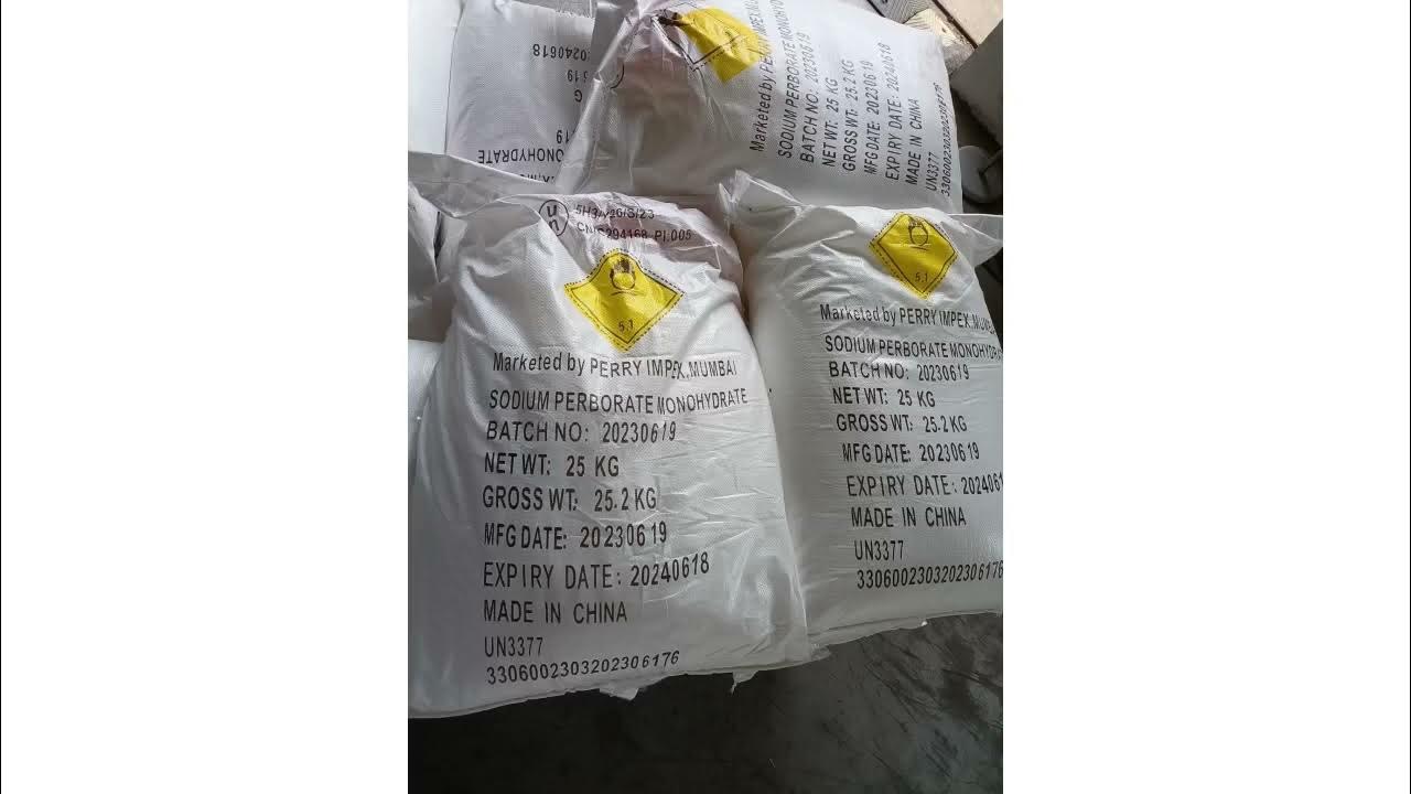 Sodium Perborate Monohydrate - YouTube