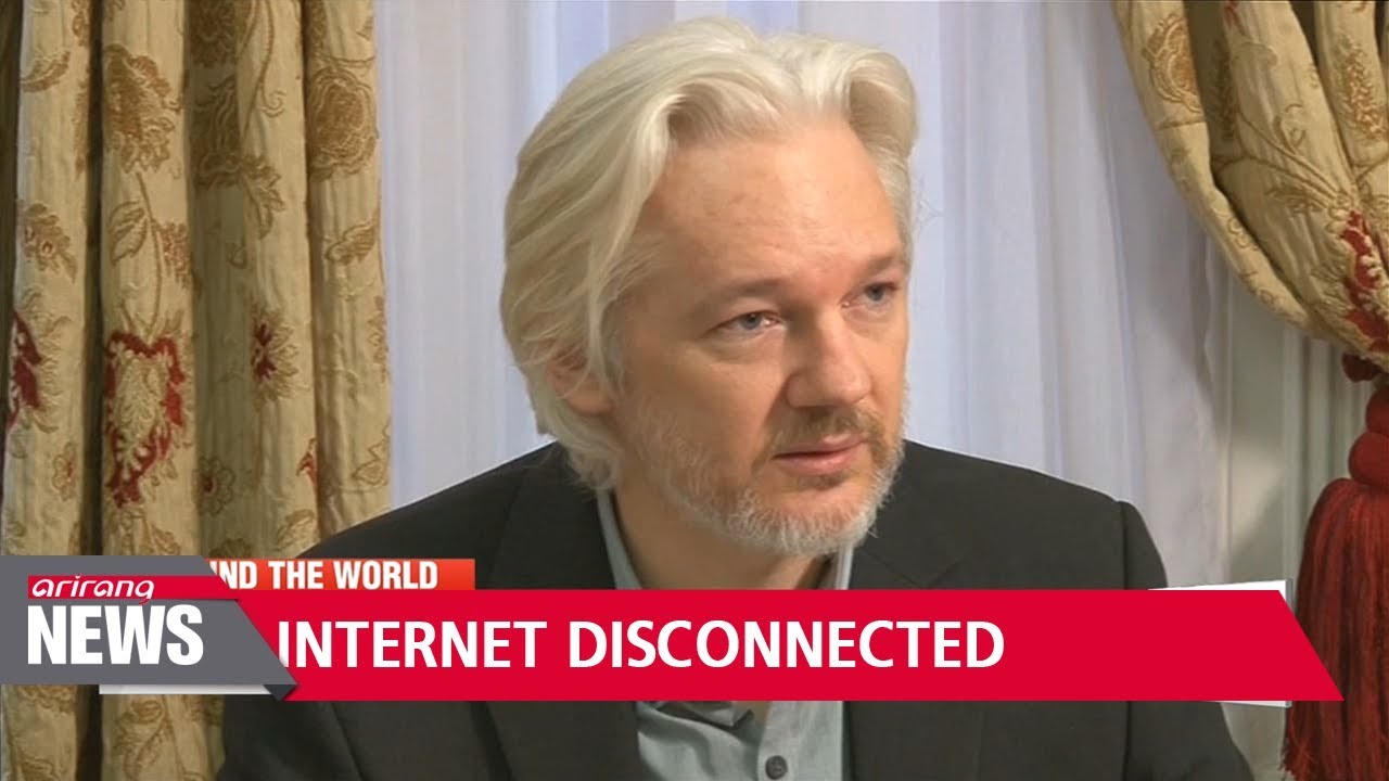 Ecuadoran embassy in London cuts off Assange's internet