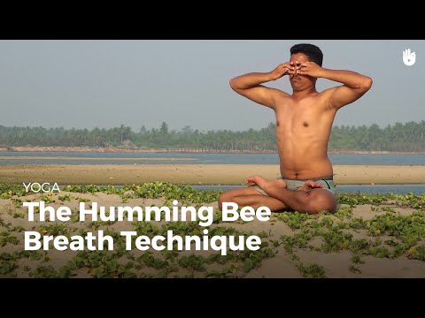 Learn the Humming Bee Breath Technique - Bhramari Pranayama | Yoga