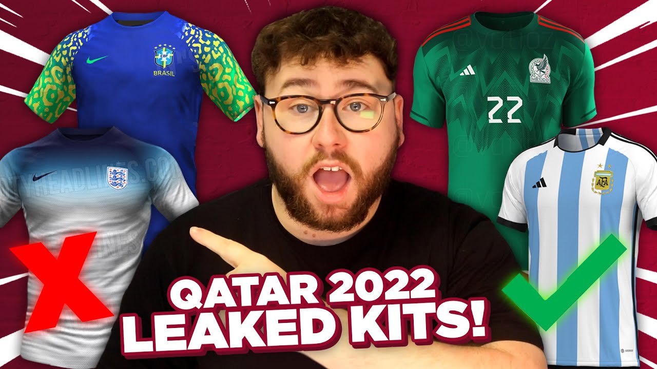 RANKING All NEW LEAKED 2022 WORLD CUP FOOTBALL KITS!