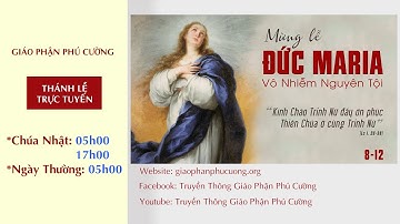 05h00 | Thánh Lễ Trực Tuyến | Thứ Tư Tuần II Mùa Vọng Năm C - Lễ Đức Mẹ Vô Nhiễm Nguyên Tội