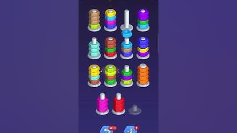 Nut Sort Gameplay - Level 384 | Sorting Puzzle Challenge #androidgaming #gamingcommunity #nutsort