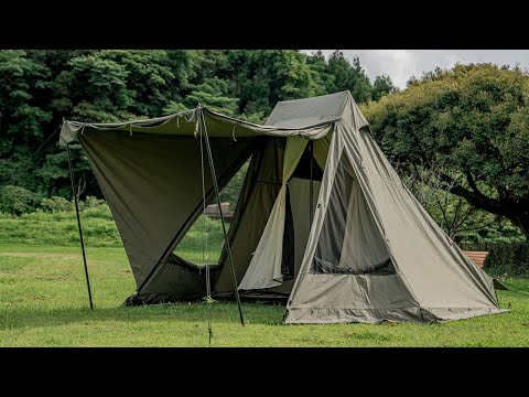 【UJack】冬のソロキャンプに最適なテント、「Serpent」TC テントの新色を紹介します