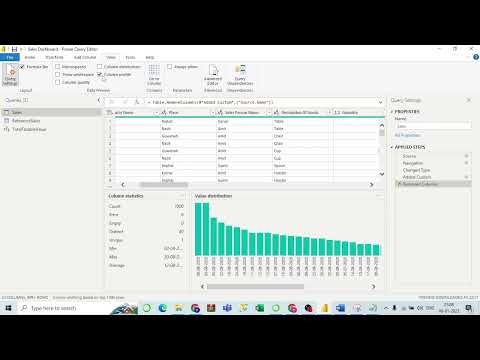Data Preview Or Data Profiling tools in Power Query - Power BI