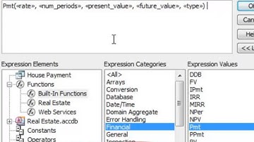 Access: Using Expression Builder