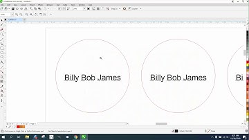Corel Draw Tips & Tricks Change all the names on a sheet of names