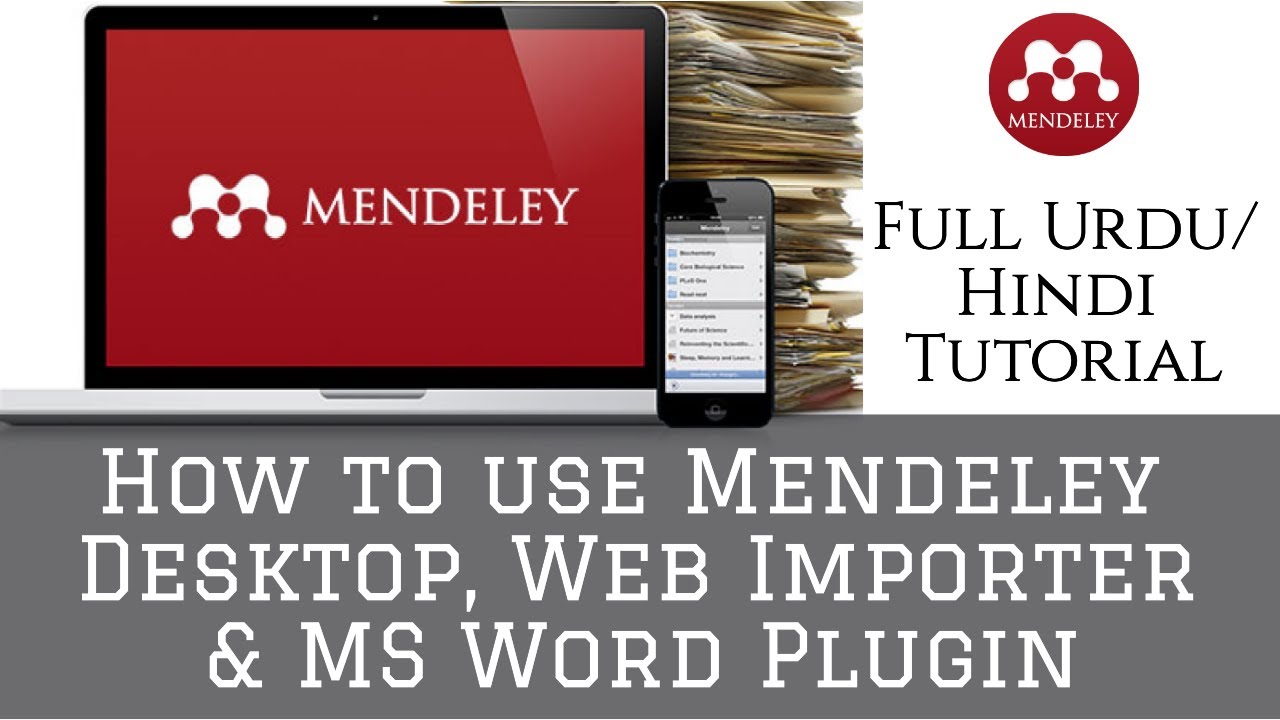 how does mendeley plugin for word works