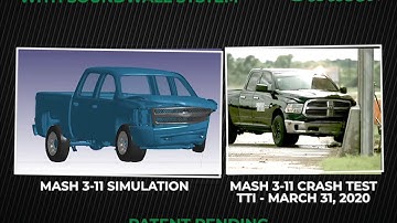 MASH TL-3 simulation vs crash test