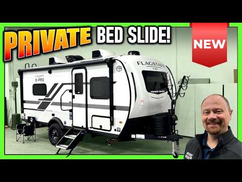 [new!] Tiny & Light Rv W/private Bed Slide! 2026 Rockwood Geo Pro 20bs Travel Trailer