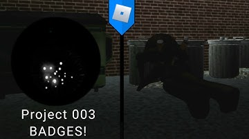 HOW TO GET Project 003 BADGES! Piggy: The Result Of Isolation (ROBLOX)