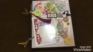 Birthday scrapbook ideas for baby boy