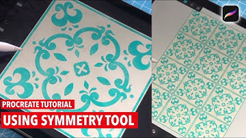 PROCREATE TUTORIAL drawing technique iPad | symmetry | Seville Tiles | Procreate & Affinity Designer