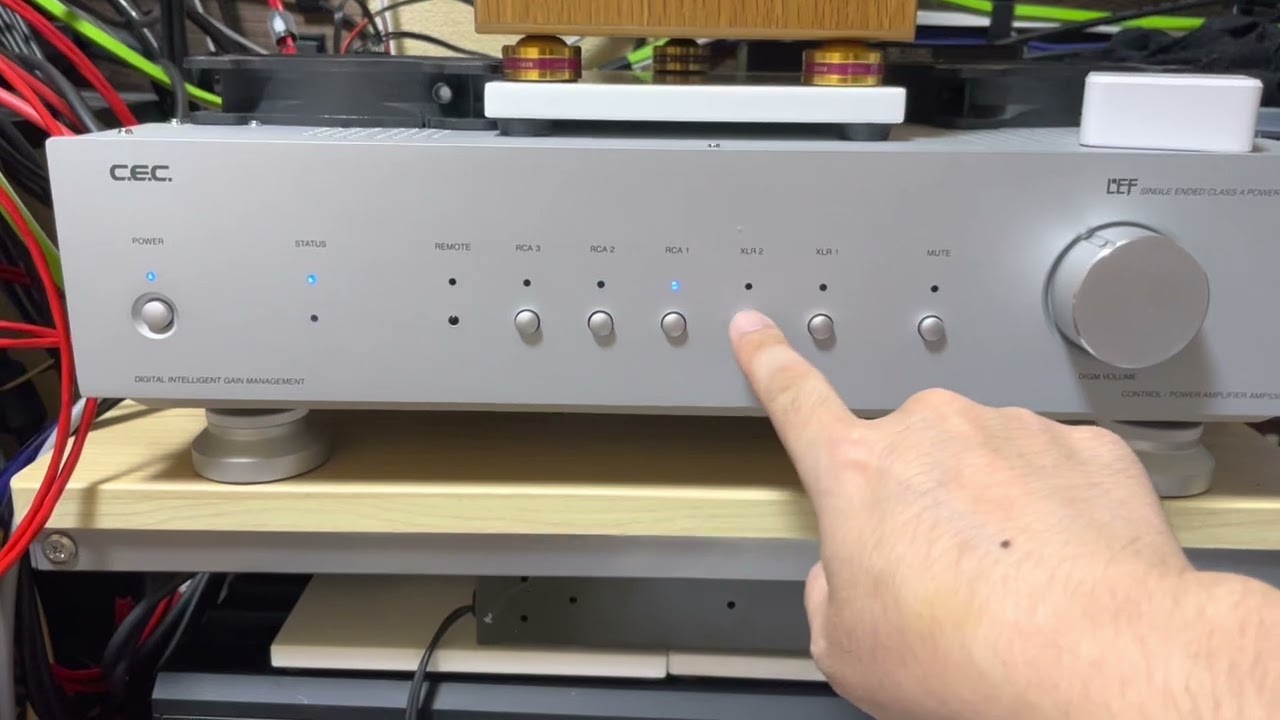 オーディオ機器CEC パワーアンプ AMP5300R ジャンク - アンプ