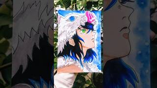 Drawing Inosuke Hashibira Like a True Boar-Headed Warrior!✨ #shorts #ytshorts