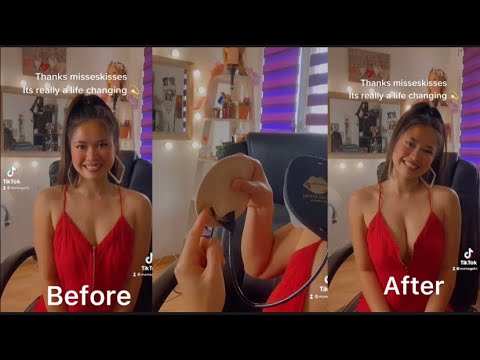 Check out this AMAZING video of our gorgeous Courtney who is a 38C  demonstrating how to put on the Misses Kisses Deep Plunge Bra! ♥️�